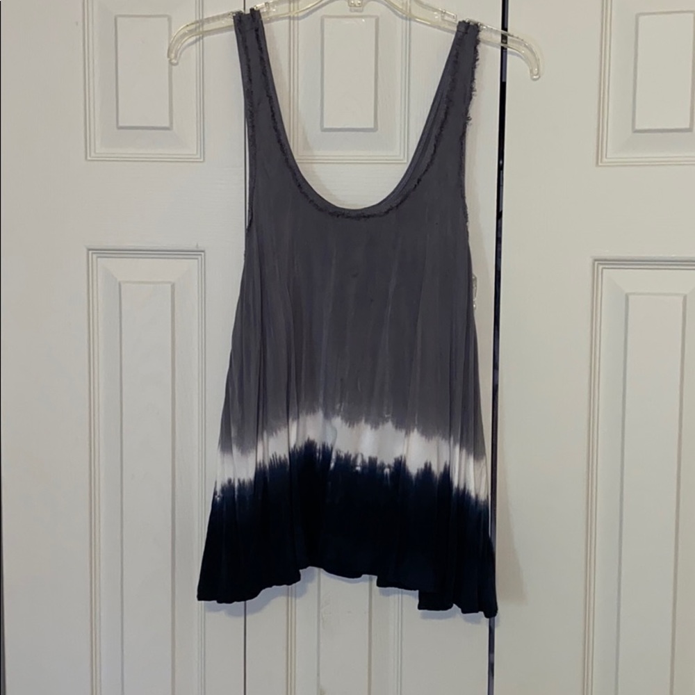 Flowy tie-dye shirt